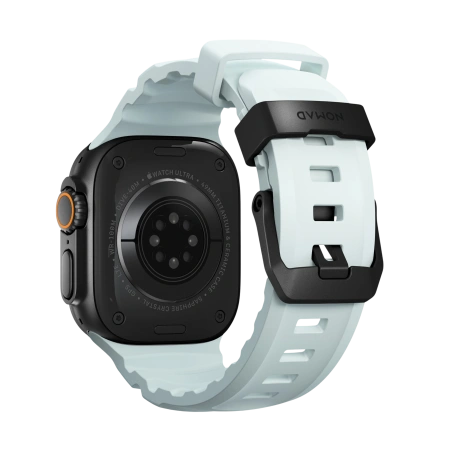 Ремешок Nomad Rocky Point Band для Apple Watch 49/45/44/42mm Icy Blue Glow/ Black Hardware