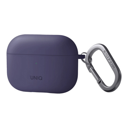 Чехол Uniq с карабином и держателем для AirPods Pro 2 NEXO Purple