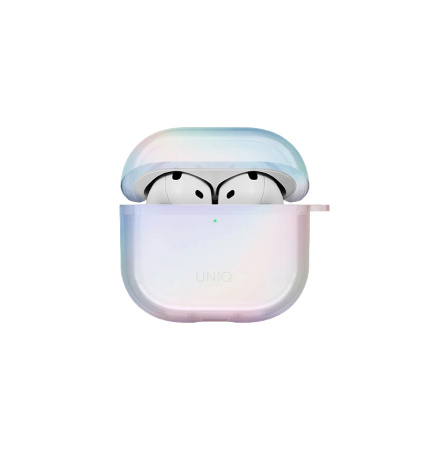 Чехол Uniq Iridescia (Holographic) для Airpods 4 Holo Quartz