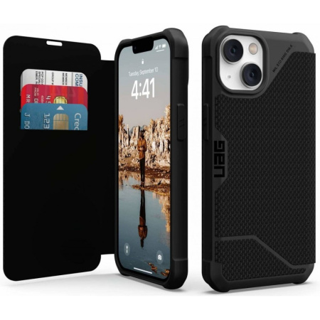 Защитный чехол UAG Metropolis iPhone 14 Plus Kevlar Black