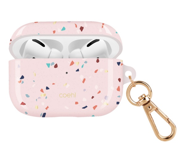 Чехол Uniq для Airpods Pro COEHL Terrazzo Pink