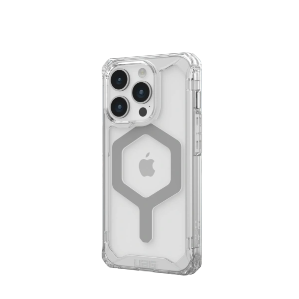 Защитный чехол UAG Plyo MagSafe iPhone 15 Pro Ice Silver