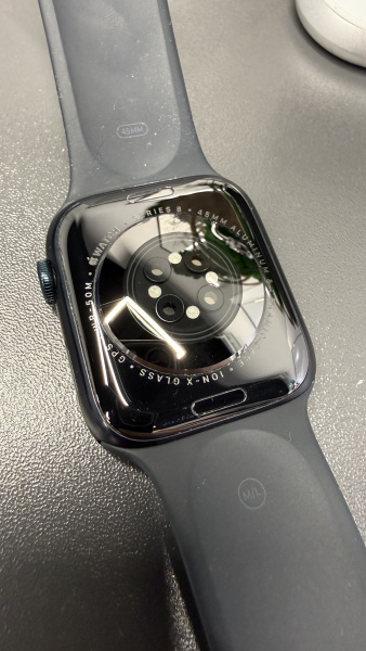 Apple Watch Series 8 45mm Midnight Aluminum Case with Midnight  Sport Band (GPS) M/L Б/У