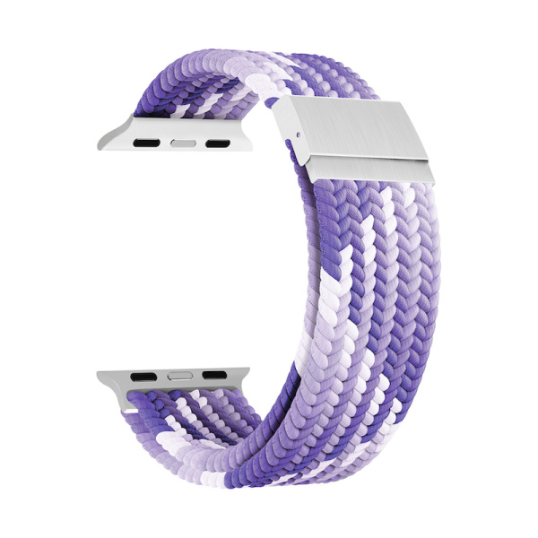 Ремешок Lyambda Pleione для Apple Watch 38-41 мм Purple/White