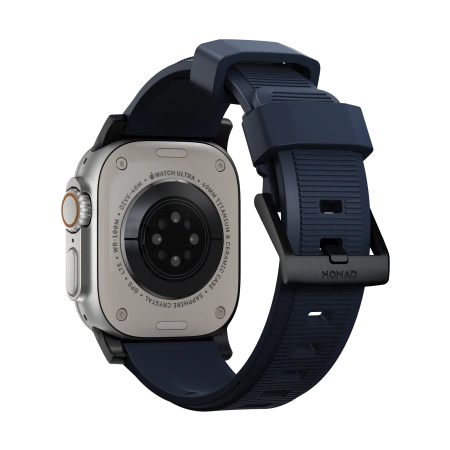Ремешок Nomad Rugged Strap для Apple Watch 49/45/44/42mm Atlantic Blue / Natural Hardware