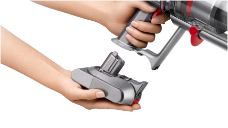 Пылесос Dyson Cyclone V10 Digital Slim SV18 Nickel/Nickel