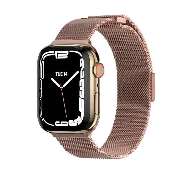 Ремешок Switcheasy Mesh Stainless Steel Apple Watch Loop для Apple Watch 42/44/45/49mm Rose Gold