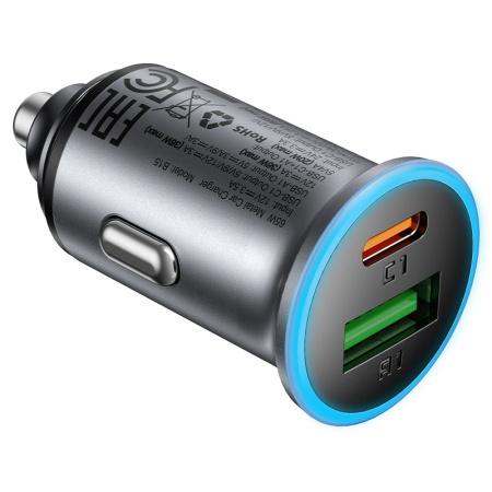 Автомобильное зарядное устройство ACEFAST B15 Fast Car Charger 65W