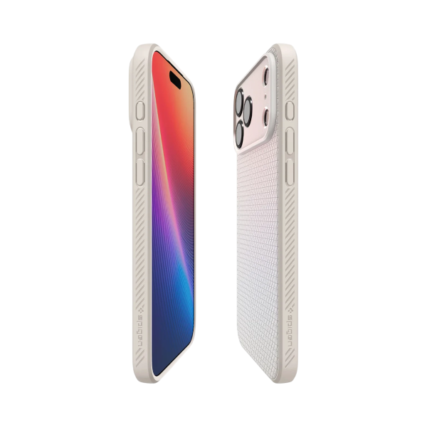 Защитный чехол Spigen Liquid Air для iPhone 18 Pro / 17 Pro Natural Titanium