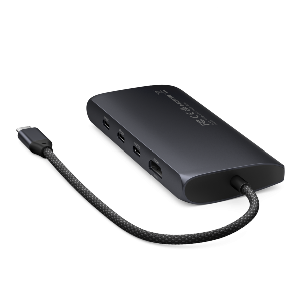 Адаптер Satechi USB-C Multiport Adapter 8K with Ethernet V3 Midnight Адаптер Satechi USB-C Multiport Adapter 8K with Ethernet V3 Midnight