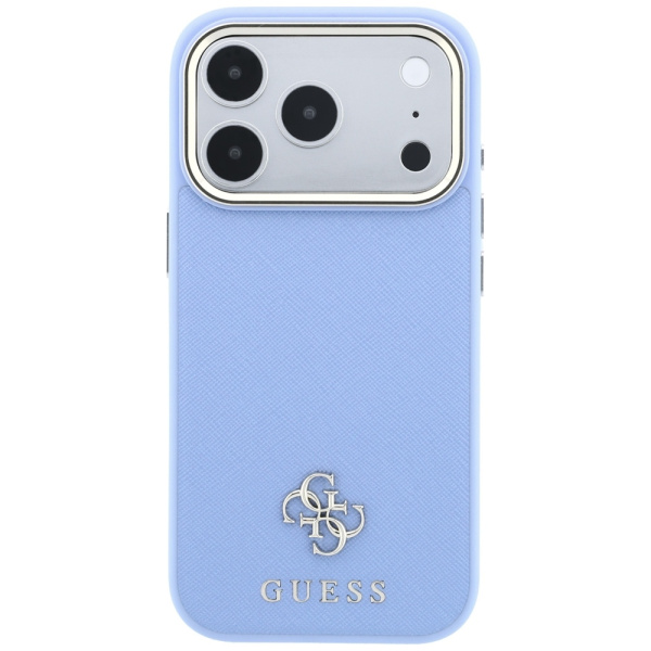 Защитный чехол Guess для iPhone 18 Pro Max/17 Pro Max Saffiano Light Blue (MagSafe)