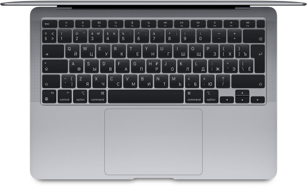 Ноутбук Apple MacBook Air 13  M1 (8-core CPU / 7-core GPU) / RAM 8GB / SSD 256GB Space Gray (Серый космос) MGN63