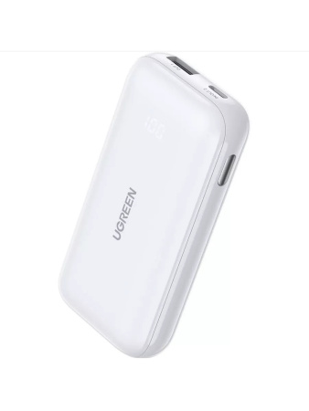 Внешний аккумулятор UGREEN PB501 (25189) 10000mAh Mini Quick Charging 30W White