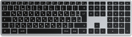 Беспроводная клавиатура Satechi Slim X3 Bluetooth Keyboard с русской раскладкой Space Gray