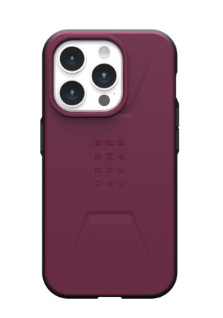 Защитный чехол UAG Civilian iPhone 15 Pro MagSafe Bordeaux