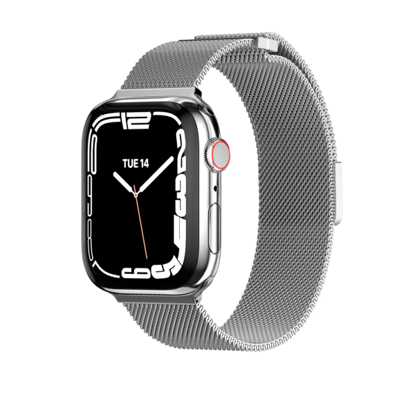 Ремешок Switcheasy Mesh Stainless Steel Apple Watch Loop для Apple Watch 42/44/45/49mm Silver