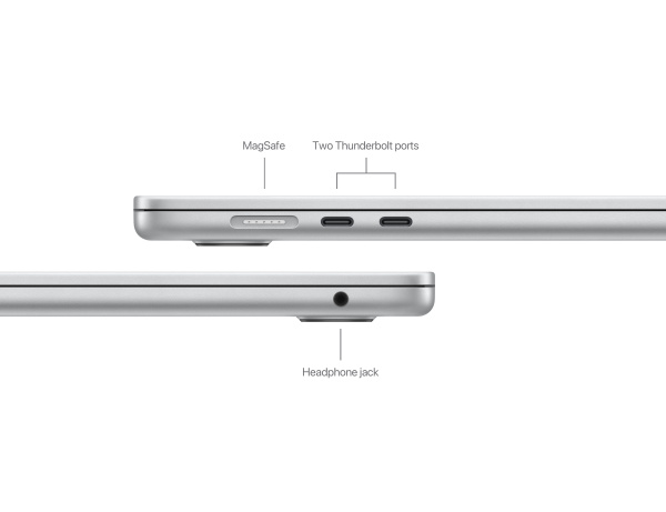 Кастомный Apple MacBook Air 15  M3 (8-core CPU, 10-core GPU) / RAM 16GB / SSD 1TB Silver (Серебристый) 70W  Z1GE000NP