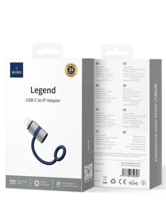 Переходник Wiwu Legend Wi-C052 USB-C to USB-A