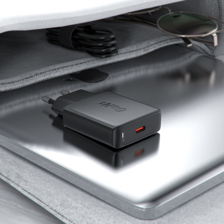Сетевое зарядное устройство ACEFAST A65 PD20W GaN USB-C Charger Black