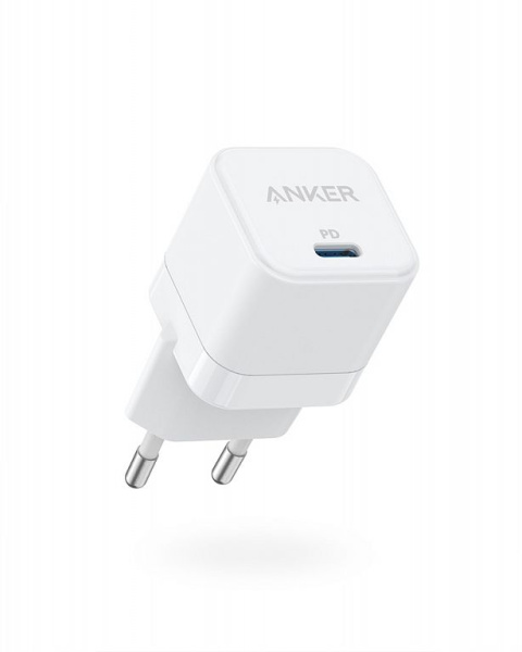 Сетевое зарядное устройство Anker PowerPort 3 Cube 20W USB-C White