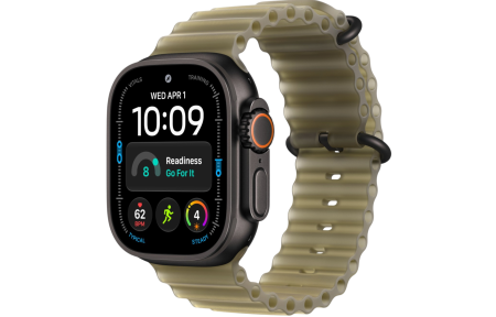 Часы Apple Watch Ultra 4 (2026) 49mm Black Titanium Case with Translucent Kelp Ocean Band (GPS + Cellular)