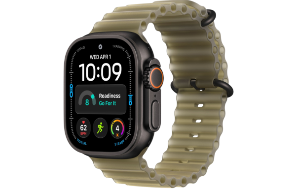 Часы Apple Watch Ultra 4 (2026) 49mm Black Titanium Case with Translucent Kelp Ocean Band (GPS + Cellular)