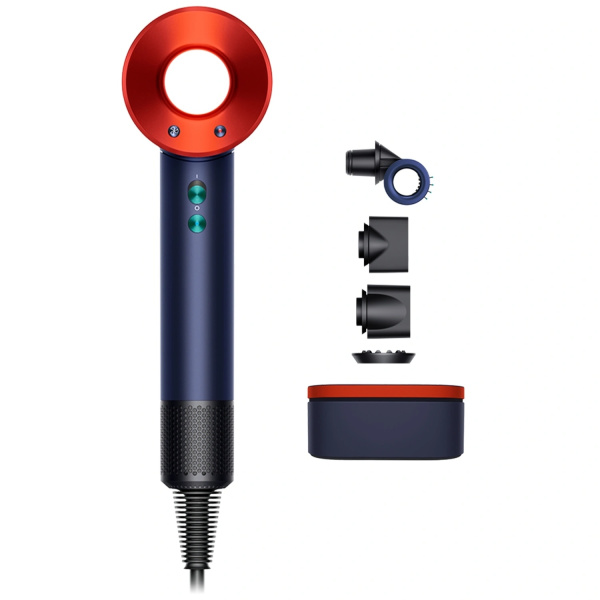 Фен для волос Dyson Supersonic HD15 Prussian Blue/Topaz Orange