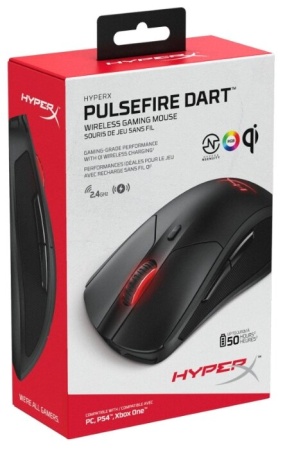 Беспроводная игровая мышь HyperX Pulsefire Dart Black