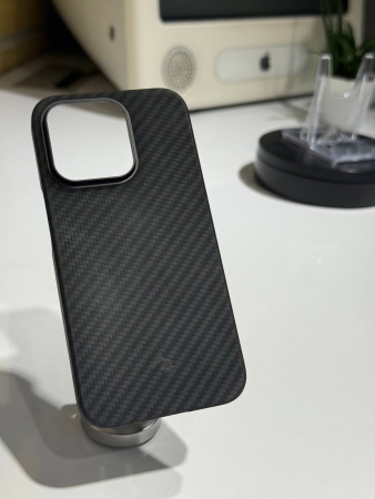 Чехол Pitaka MagEZ Case 3 для iPhone 14 Pro Black/Gray Twill Б/У