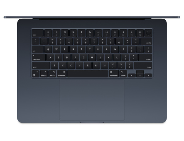 Ноутбук Apple MacBook Air 15  M3 (8-core CPU, 10-core GPU) / RAM 16GB / SSD 512GB Midnight (Темная ночь) 35W  MXD43
