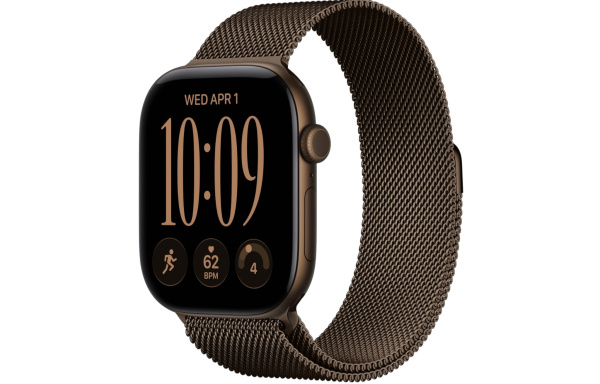 Часы Apple Watch Series 12 46mm Dark Bronze Aluminum Case with Dark Bronze Milanese Loop (GPS) (M/L)