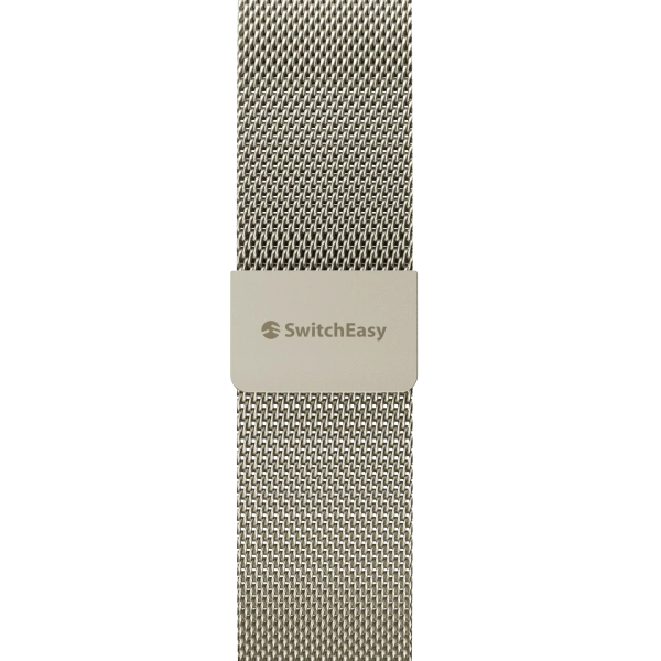 Ремешок Switcheasy Mesh Stainless Steel Apple Watch Loop для Apple Watch 38/40/41mm Starlight