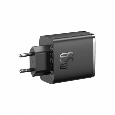 Сетевое зарядное устройство Baseus Cube Pro 3 Ports Fast Charger USB + 2 x USB-C 65W Black