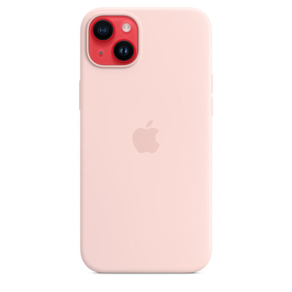 Чехол Apple iPhone 14 Plus Silicone Case with MagSafe Chalk Pink