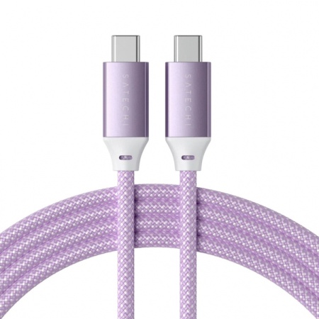 Кабель Satechi 100W USB-C to USB-C 2m Purple