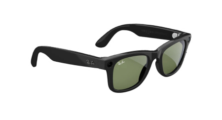 Умные очки Ray-Ban Meta Wayfarer (Gen 2) Shiny Black/Green (Size M)