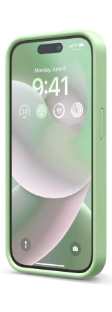 Чехол Elago для iPhone 14 Pro Max Premium Silicone Case Pastel Green