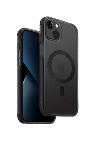 Чехол Uniq для iPhone 14 Plus Combat MagSafe Charcoal Чехол Uniq для iPhone 14 Plus Combat MagSafe Charcoal