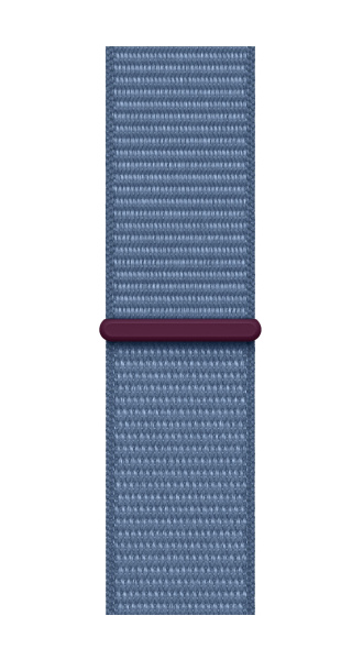 Часы Apple Watch SE (2023) 40mm Silver Aluminum Case with Winter Blue Sport Loop (GPS)