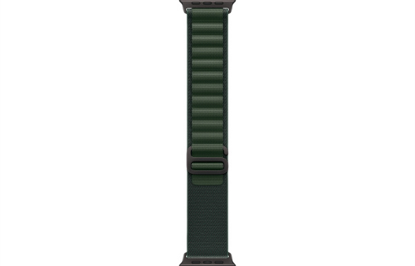 Часы Apple Watch Ultra 2 (2024) 49mm Black Titanium Case with Dark Green Alpine Loop Band - Large (GPS + Cellular)