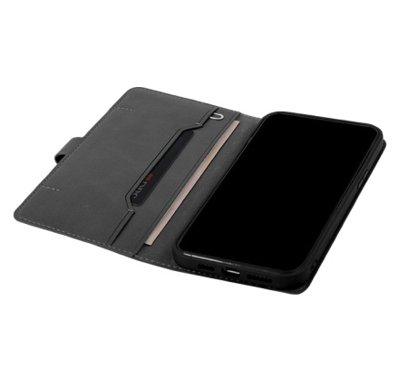 Чехол-книжка для iPhone 12 / 12 Pro Uniq Journa Heritage Black Чехол-книжка для iPhone 12 / 12 Pro Uniq Journa Heritage Black