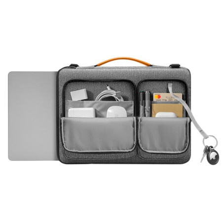 Сумка Tomtoc Defender A42 Laptop Shoulder Briefcase для MacBook Air 15 Gray