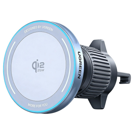 Автомобильное беспроводное магнитное зарядное устройство UGREEN W758 MagFlow Qi2.2 Blue