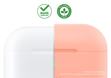 Чехол Elago для AirPods Pro Silicone Сase Peach