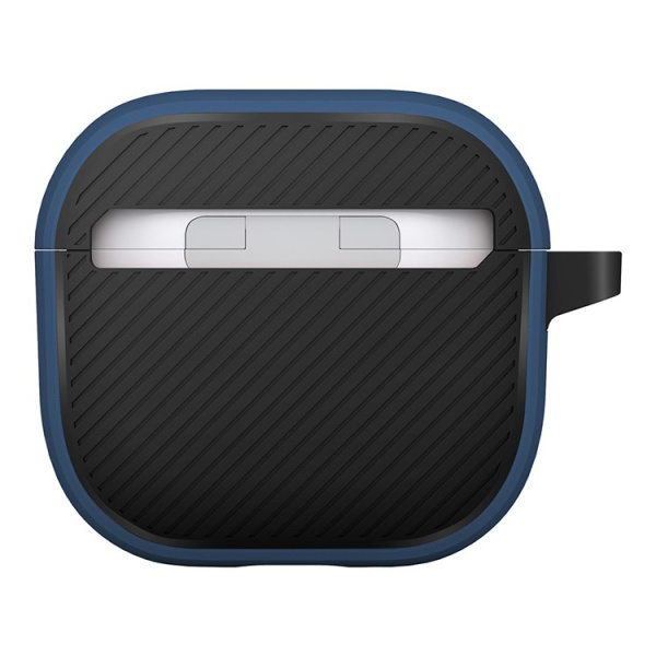 Чехол Uniq CLYDE Lock case для Airpods 4 Blue/Dark Grey