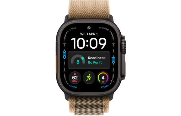 Часы Apple Watch Ultra 4 (2026) 49mm Black Titanium Case with Desert Alpine Loop - Medium (GPS + Cellular)