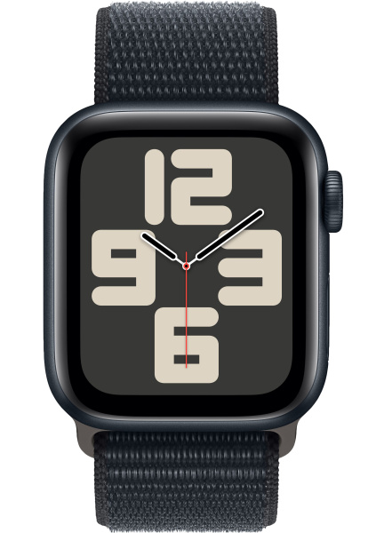 Часы Apple Watch SE (2023) 40mm Midnight Aluminum Case with Midnight Sport Loop (GPS)