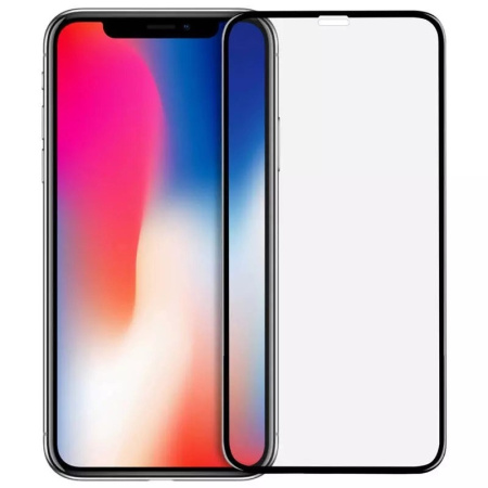 Защитное стекло для iPhone X / XS / 11 Pro Ainy Full Size Glass 2.5D Черный
