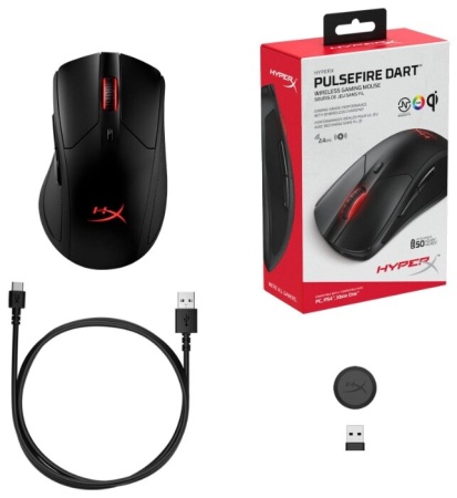 Беспроводная игровая мышь HyperX Pulsefire Dart Black