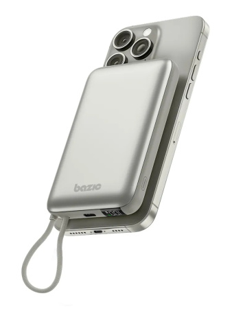 Внешний аккумулятор Energea Bazic GoPower Fusion Mag 10K 10000mAh PD20W Display Pebble